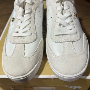 Michael Kors Scotty Lace Up Leather Sneakers